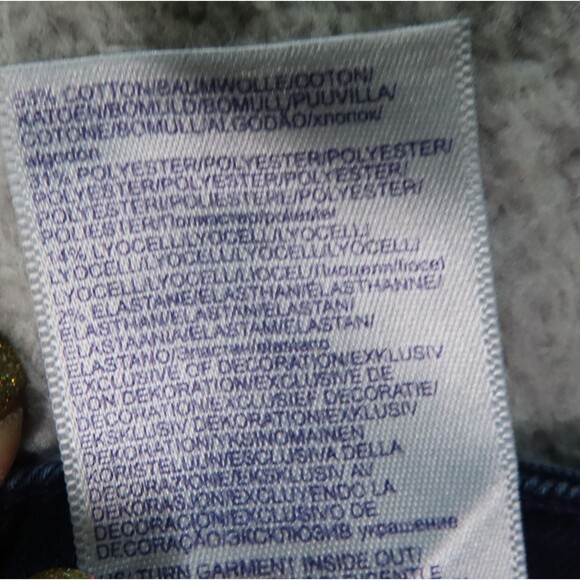 NYDJ Not Your Daughters Jeans 14 Blue Sheri Bling Ankle Lift Tuck Technology - Picture 10 of 11